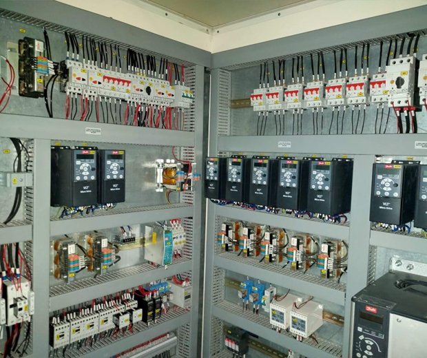 Asphalt Batch Mix Control Panel and Scada